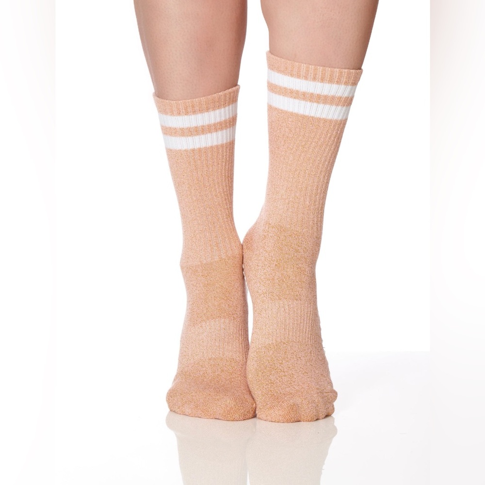 Lucky Honey Grip Socks - The Dad Sock Rose Gold - NWT